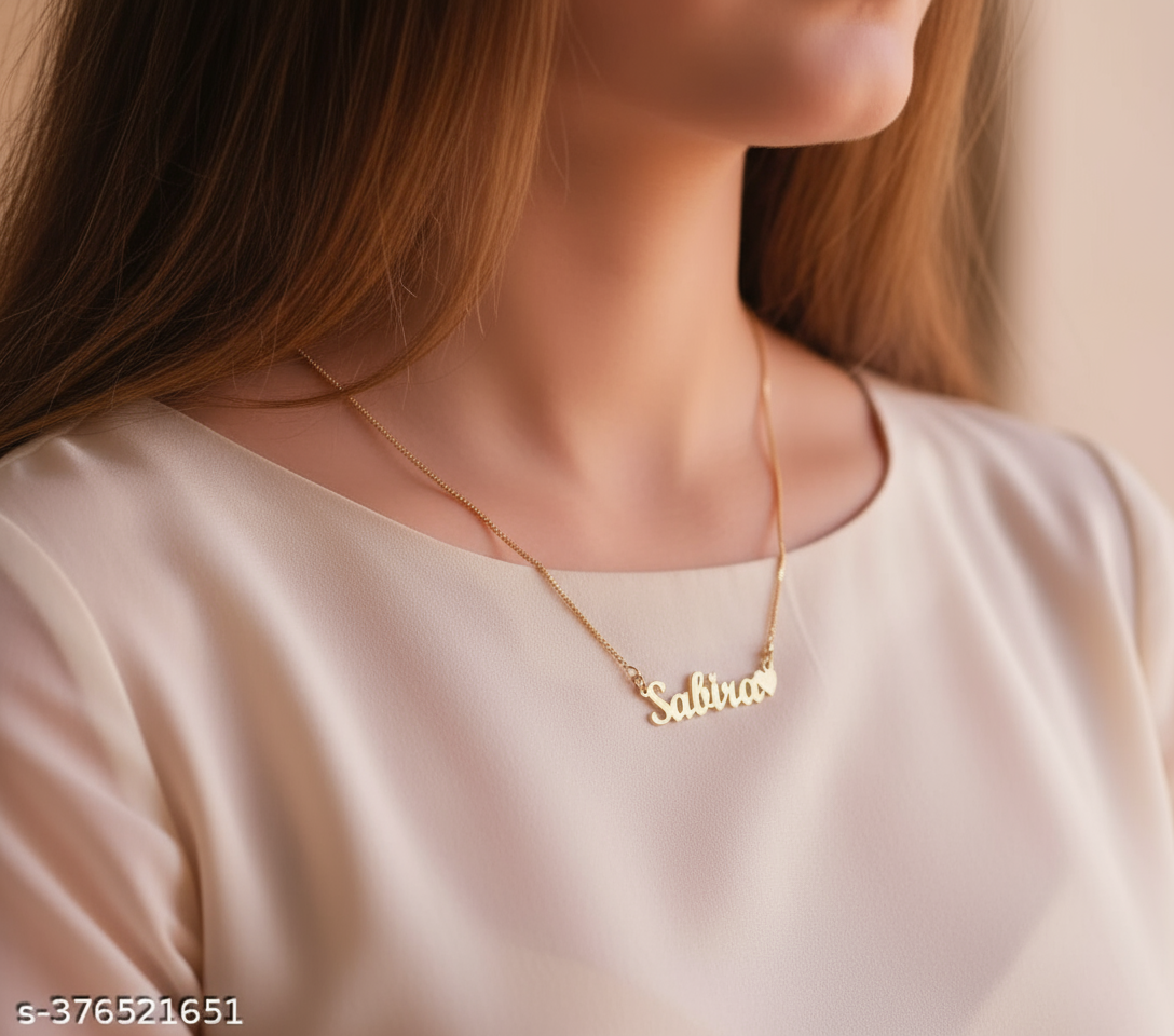 Heart Name Customized Pendent