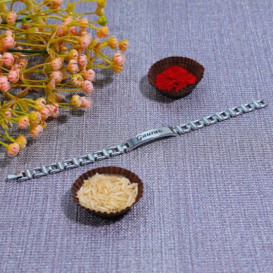 Custom Name Silver Color Lucky